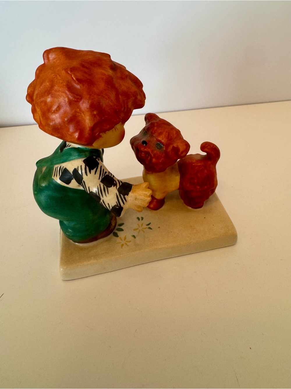 Vintage 1958 Goebel Hummel “Atta Boy” Bit with Dog Figurine